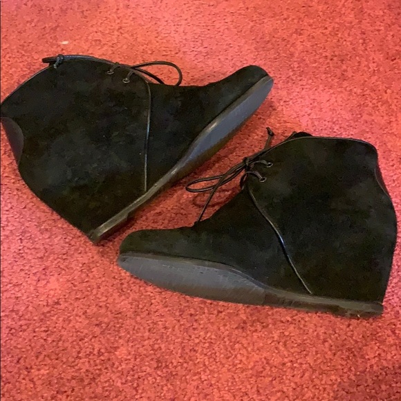 Black wedge Stuart Weitzman booties - Picture 4 of 5